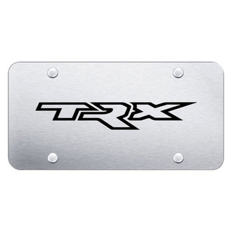 Autogold® - Brushed License Plate with Laser Etched TRX Logo