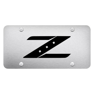 Autogold® - Brushed License Plate with Laser Etched Z Logo
