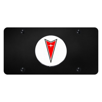 Autogold® - License Plate with 3D Pontiac Emblem