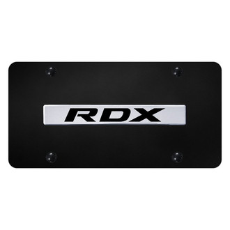Autogold® - License Plate with 3D Chrome RDX Logo