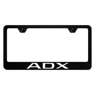 Autogold® - UV Printed Black License Plate Frame with ADX Logo
