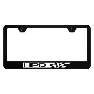 Autogold® - UV Printed Black License Plate Frame with HPD Logo