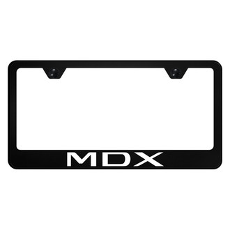 Autogold® - UV Printed Black License Plate Frame with MDX Logo