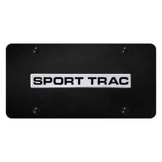 Autogold® - License Plate with 3D Chrome Sport Trac Logo