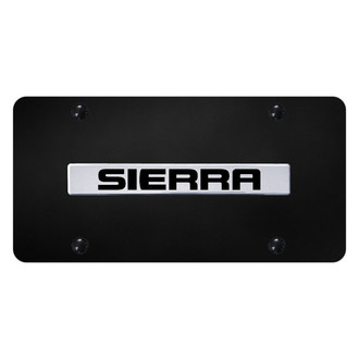 Autogold® - License Plate with 3D Sierra Logo