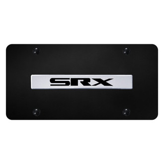 Autogold® - License Plate with 3D Chrome SRX Logo
