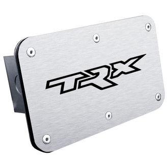 Autogold® - Brushed Hitch Cover with TRX Logo for 2" Receivers