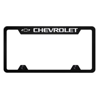 Autogold® - Truck License Plate Frame with Laser Etched Chevrolet Logo