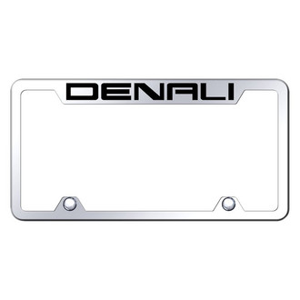Autogold® - Truck Chrome License Plate Frame with Laser Etched Denali Logo
