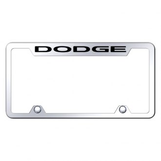 ram license plate frames black