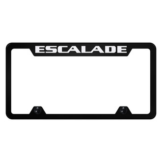 Autogold® - Truck License Plate Frame with Laser Etched Escalade Logo