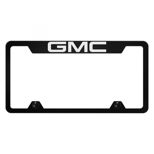 Autogold® - Truck License Plate Frame with Laser Etched GMC Logo