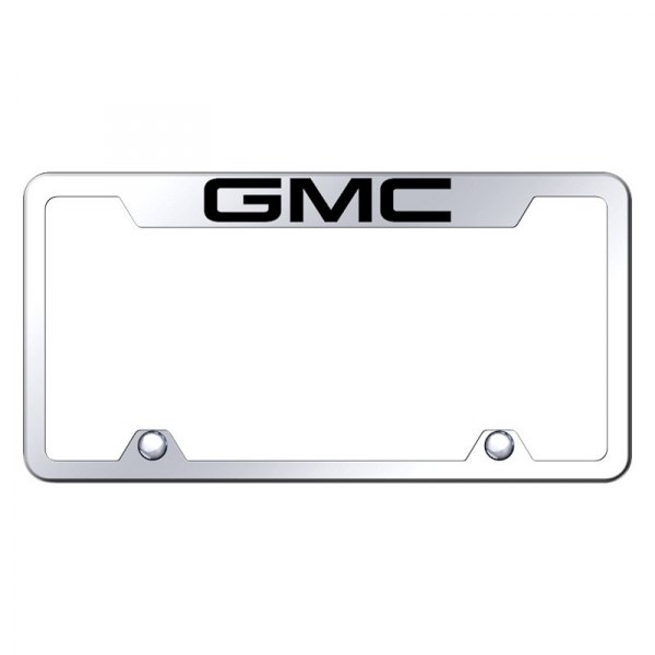 Autogold® - Truck License Plate Frame with Laser Etched GMC Logo