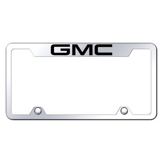 Autogold® - Truck Chrome License Plate Frame with Laser Etched GMC Logo