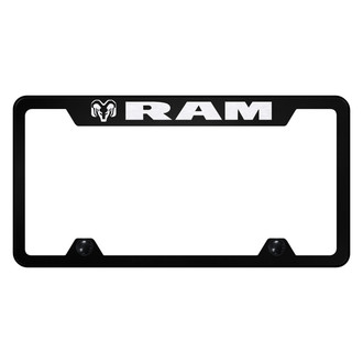 Autogold® - Truck License Plate Frame with Laser Etched RAM Logo