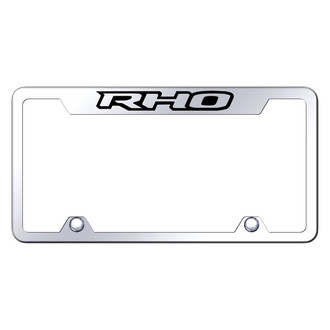 Autogold® - Truck Chrome License Plate Frame with Laser Etched RHO Logo