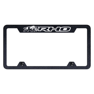 Autogold® - Truck License Plate Frame with Laser Etched RHO Rhino Logo