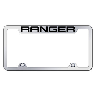 Autogold® - Truck Chrome License Plate Frame with Laser Etched Ranger Logo