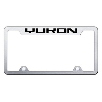 Autogold® - Truck License Plate Frame with Laser Etched Yukon Logo