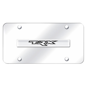 Autogold® - License Plate with 3D Chrome TRX Logo