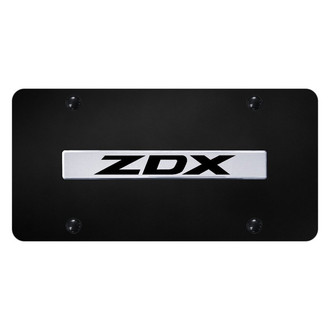 Autogold® - License Plate with 3D Chrome ZDX Logo