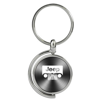 Autogold® - Jeep Grille Black Spinner Key Chain