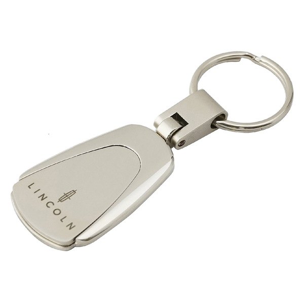 Autogold® Kc3lin Lincoln Chrome Teardrop Key Chain 