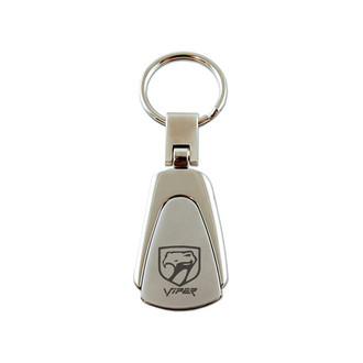Autogold® - Viper New Chrome Teardrop Key Chain
