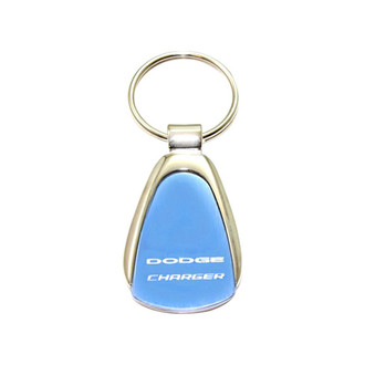 Autogold® - Charger Blue Teardrop Key Chain