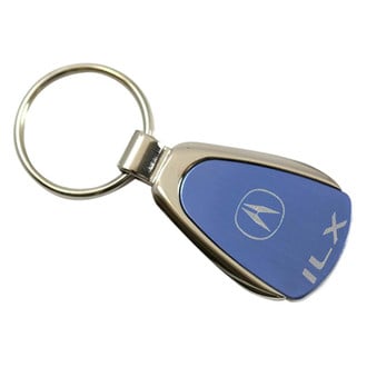 Autogold® - ILX Blue Teardrop Key Chain