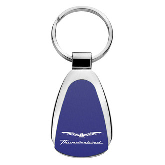 Autogold® - Thunderbird Blue Teardrop Key Chain