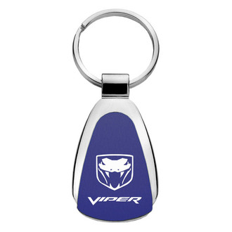 Autogold® - Viper Blue Teardrop Key Chain (Fangs)