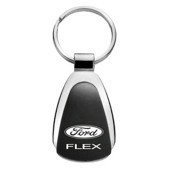 Autogold® - Flex Black Teardrop Key Chain