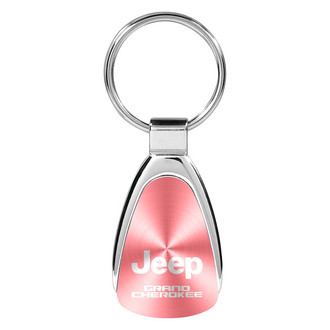 Autogold® - Grand Cherokee Pink Teardrop Key Chain