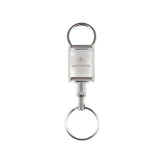 Autogold® - Acura CL Satin-Chrome Valet Key Chain