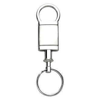 Autogold® - Blank Satin-Chrome Valet Key Chain