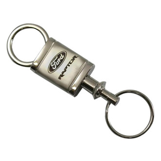 Autogold® - Raptor Satin-Chrome Valet Key Chain