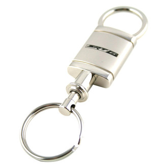 Autogold® - SRT-6 Satin-Chrome Valet Key Chain