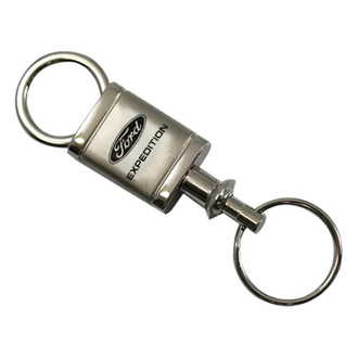 Autogold® - Expedition Satin-Chrome Valet Key Chain