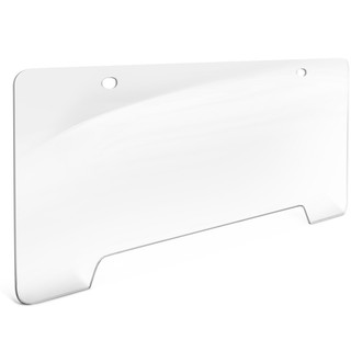 Autogold® - GF Style Non-Glare Plexiglas Shield for Full Size Frame with Cut-Out