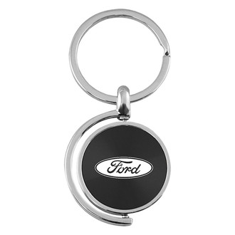 Autogold® - Ford Black Spinner Key Chain