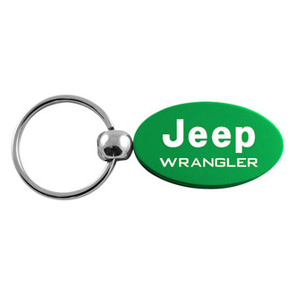 Autogold® - Wrangler Green Oval Key Chain