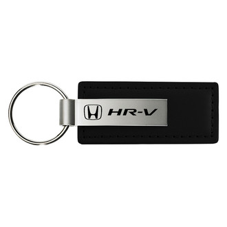 Autogold® - HR-V Black Leather Key Chain