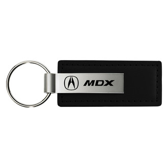 Autogold® - MDX Black Leather Key Chain