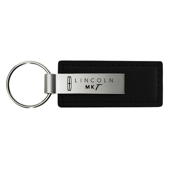 Autogold® - MKT Black Leather Key Chain