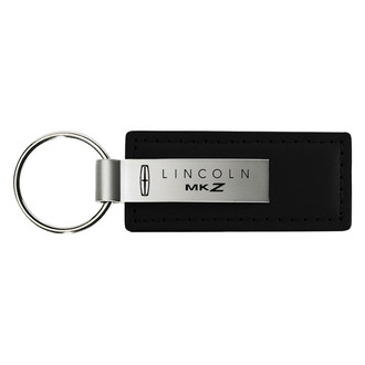 Autogold® - MKZ Black Leather Key Chain