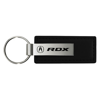 Autogold® - RDX Black Leather Key Chain
