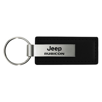 Autogold® - Rubicon Black Leather Key Chain
