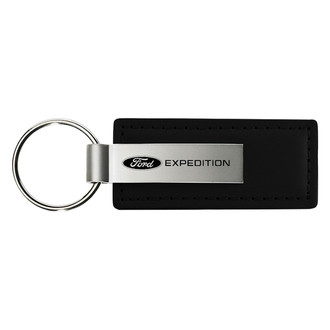 Autogold® - Expedition Black Leather Key Chain
