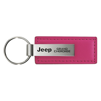 Autogold® - Grand Cherokee Pink Leather Key Chain